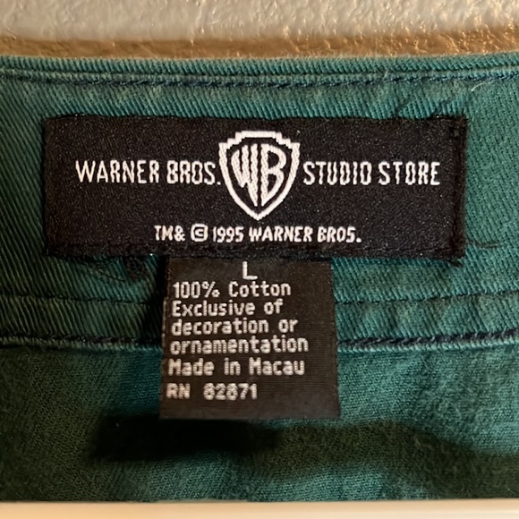WARNER BROS STUDIO STORE - L 100% Cotton vintage baseball looney tunes over coat - Picture 4 of 5